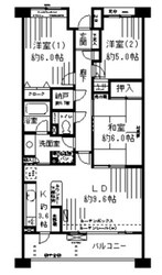 ミレニアムコート青葉台の物件間取画像